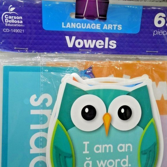 Carson Dellosa / 69pc Language‎ Arts Vowels Set - Picture 3 of 6